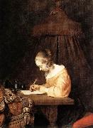 TERBORCH, Gerard Woman Writing a Letter a oil painting picture wholesale